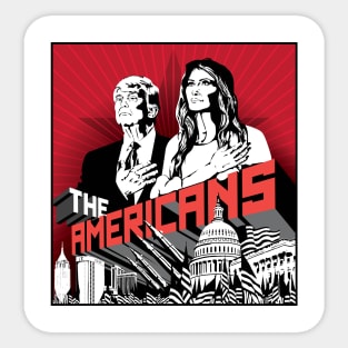 The Americans Sticker